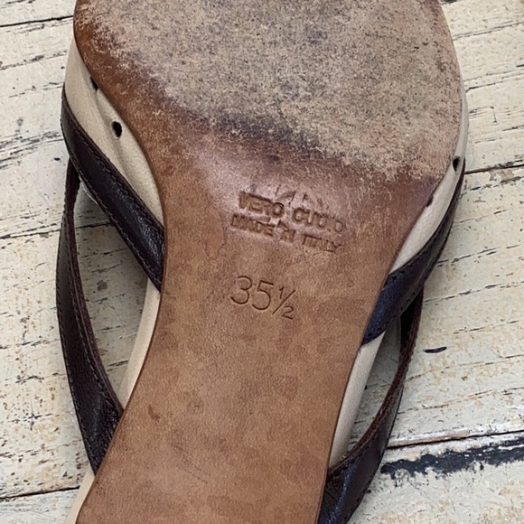 ESCADA Perforated Leather Slingback Mules – Size 35.5 - Picture 6 of 6